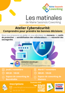 Ateliers cybersécurité à Bonnétable et à Mamers en Sarthe